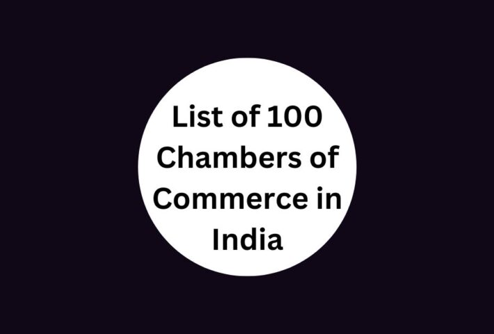 List of 100 Chamber of Commerce in India