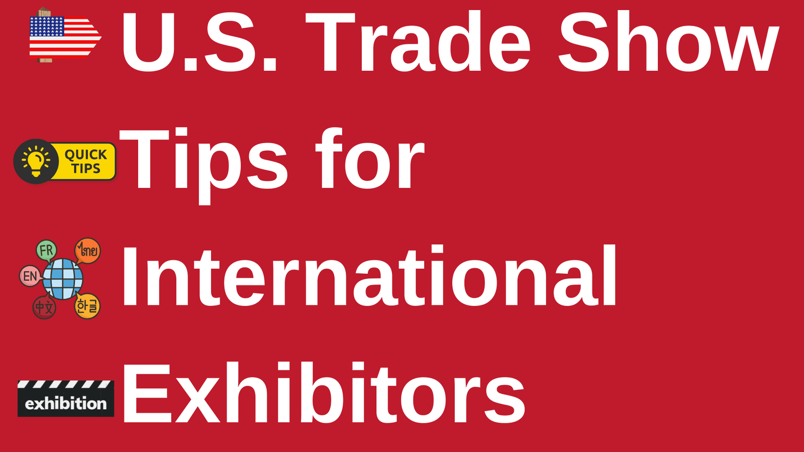 U.S. Trade Show Tips for International Exhibitors