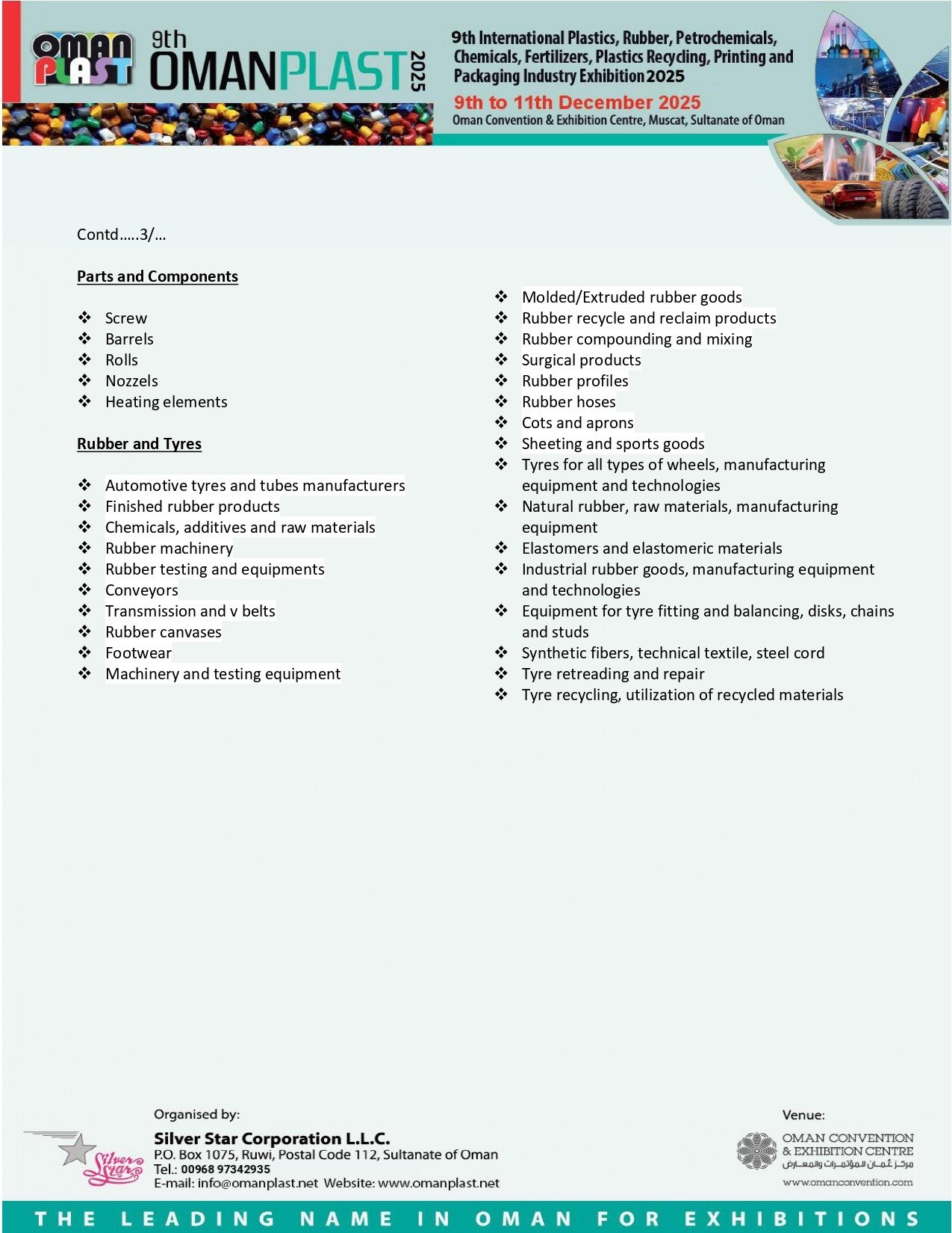 Exhibit Profile 2025 Oman plast page 0003