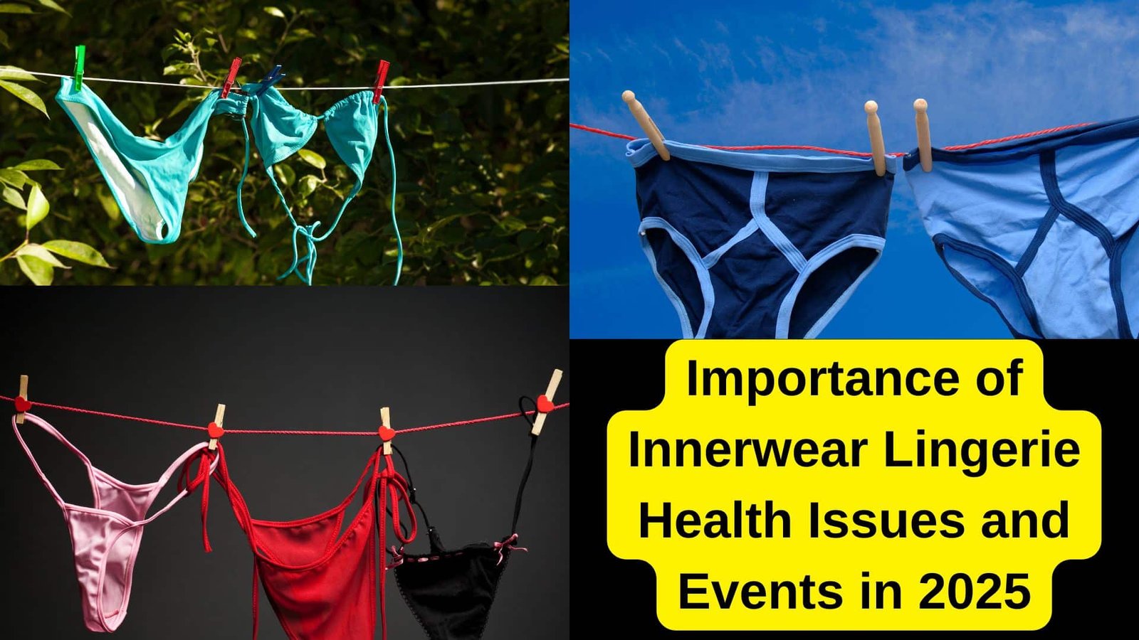 Importance of Innerwear Lingerie Health Issues and Events