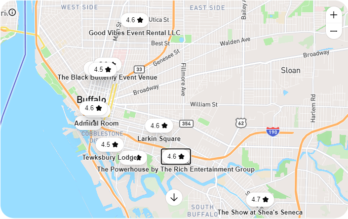 Ultimate Guide to Visiting Buffalo United States 1 buffalo map