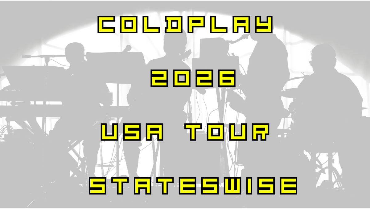Coldplay 2026 USA Tour — Stateswise