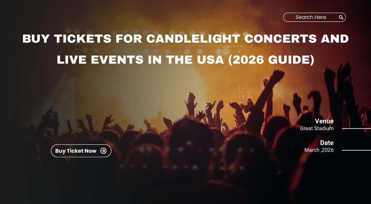 Buy Tickets for Candlelight Concerts and Live Events in the USA (2026 Guide)