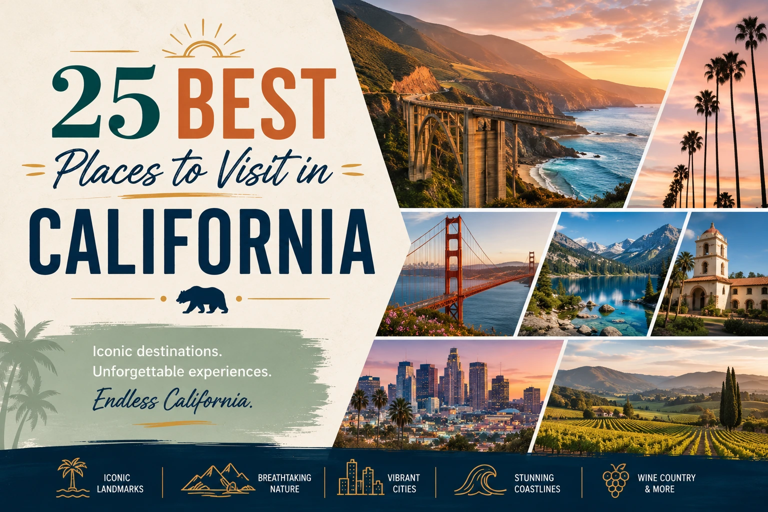 25 Best Places to Visit in California The Ultimate California Travel Guide