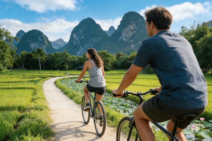 Li River Cruise from Guilin to Yangshuo plus Jiuxian Village and Yulong River