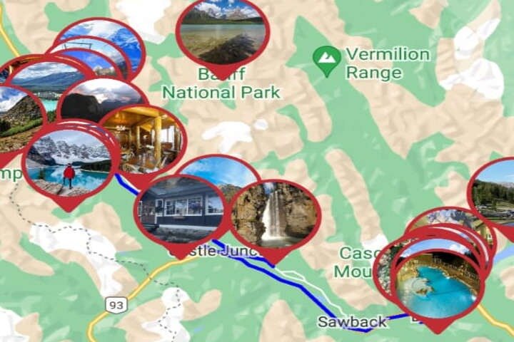 APP Banff self-guided routes with audio guides