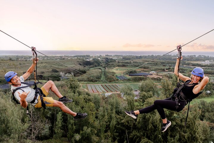 Oahu’s North Shore: 8-Line Zipline Adventure