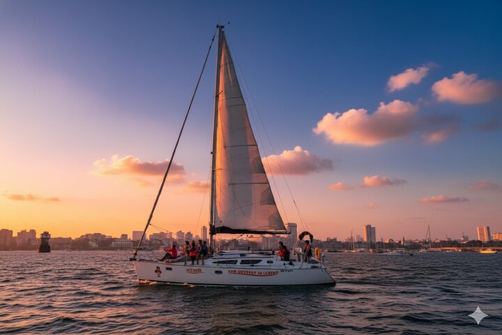 Yachting Adventure Amidst Mumbai’s Coastal Charm on Premium Yacht
