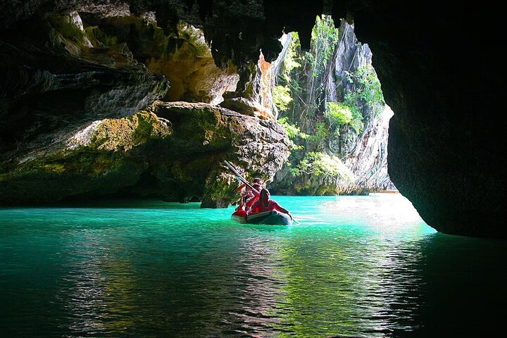 Phang Nga Bay Sea Cave Canoeing & James Bond Island by Big Boat