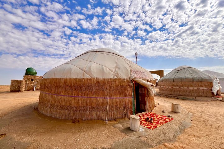 One Night in the Desert Among Sand and Mystery Fortresses