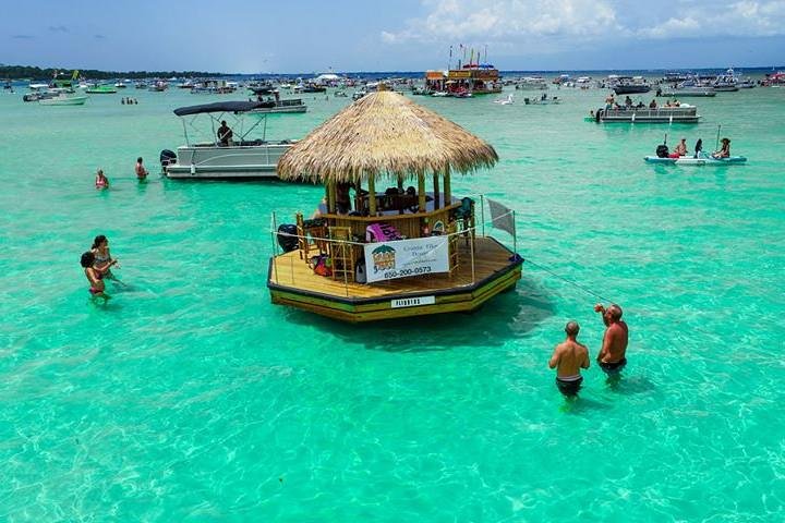 Original Cruisin’ Tikis 3hr Crab Island Sandbar Adventure