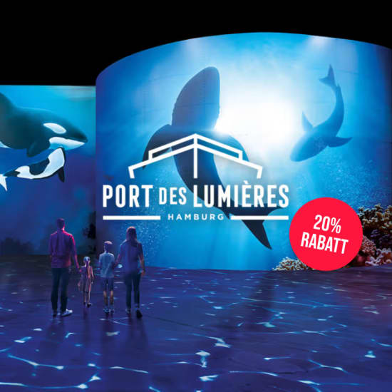 Port des Lumièrs Kombi-Ticket: Wunderwelt Ozean & Gustav  Klimt