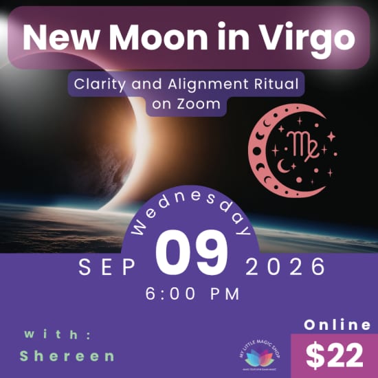 Moon Magic Online – New Moon in Virgo Workshop