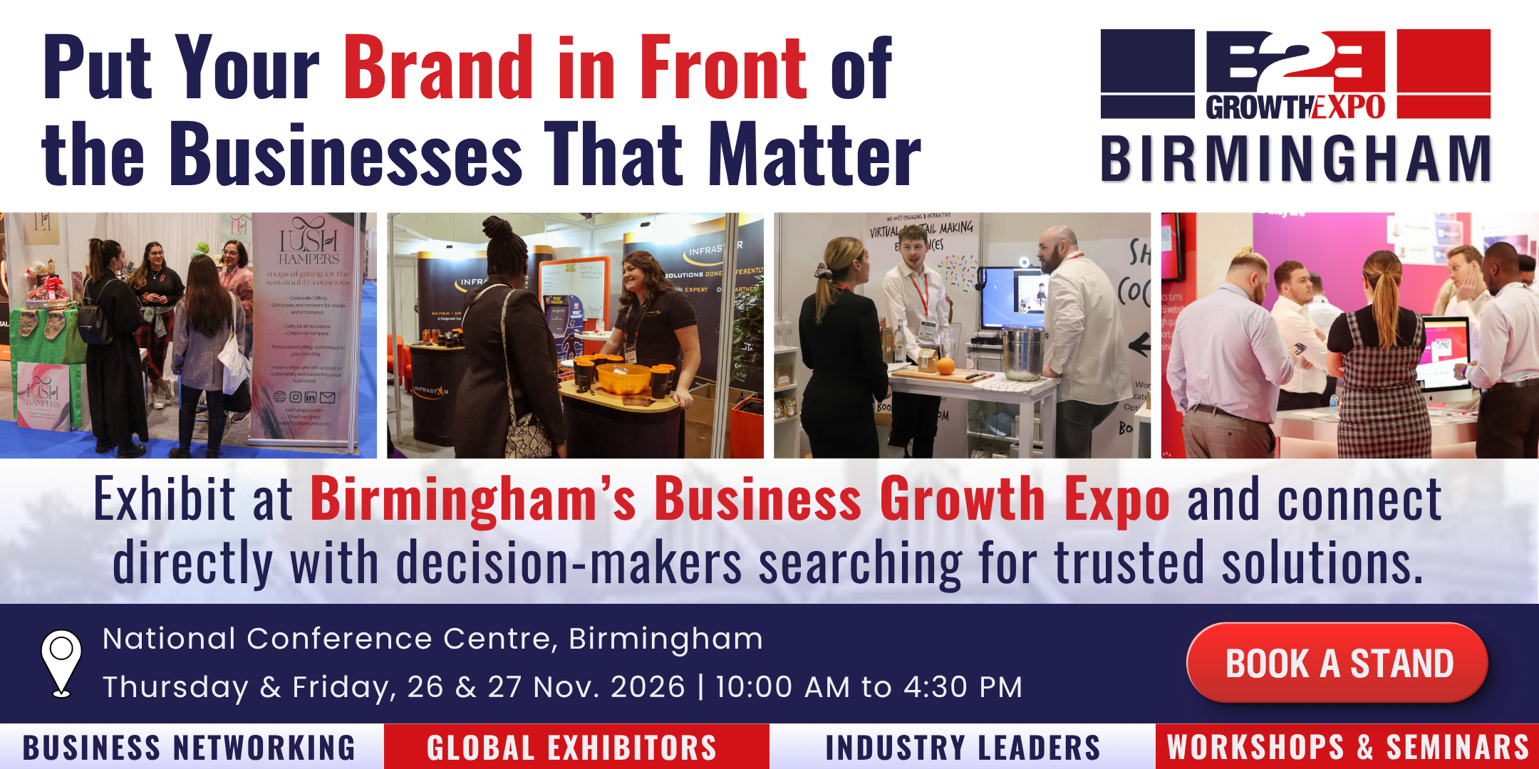 Birmingham B2B Growth Expo 2026| Book Your Stand At B2B Show