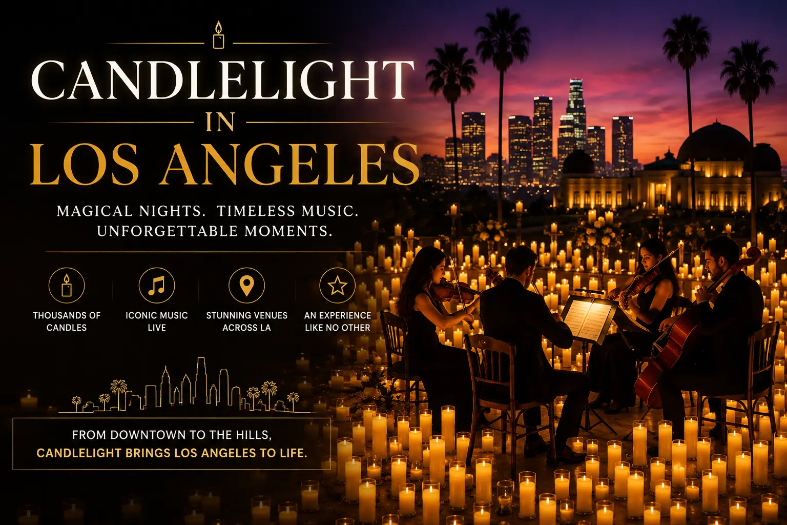 Candlelight Events in Los Angeles The Complete Guide 2026-2027