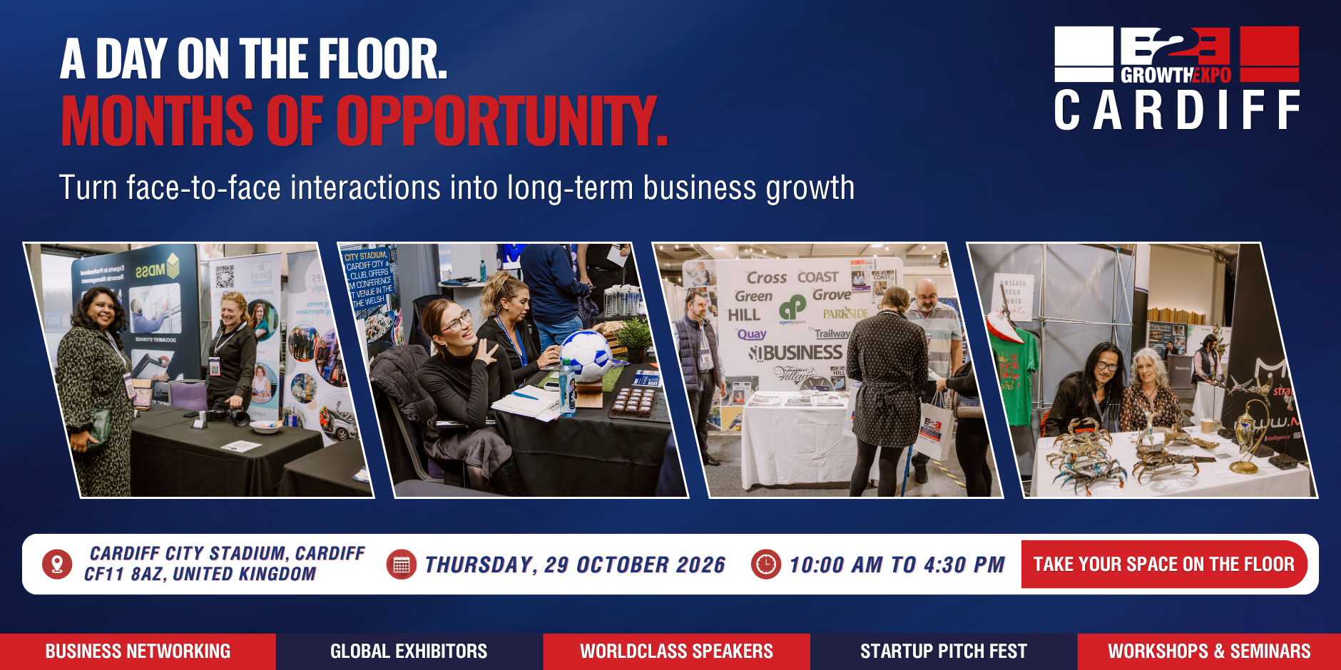 Cardiff B2B Growth Expo 2026 | Book Your Stand At Premier B2B Show
