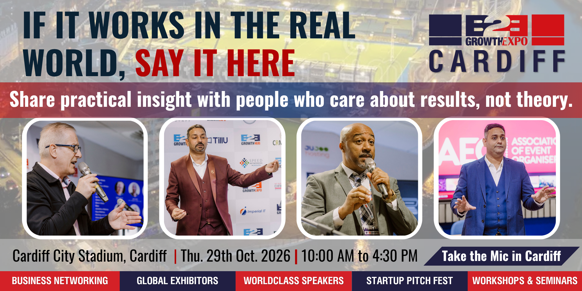 Cardiff B2B Growth Expo 2026 | Become a Speaker At Premier B2B Show