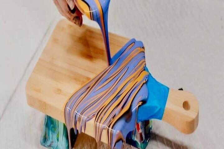 Fluid Art Charcuterie Boards
